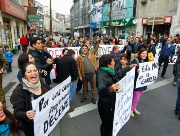 Paro de profesores registra casi 100% de adhesión en colegios municipales