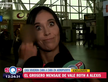 Valentina Roth barrió el piso con Alexis Sánchez y lo remató con "gesto técnico"