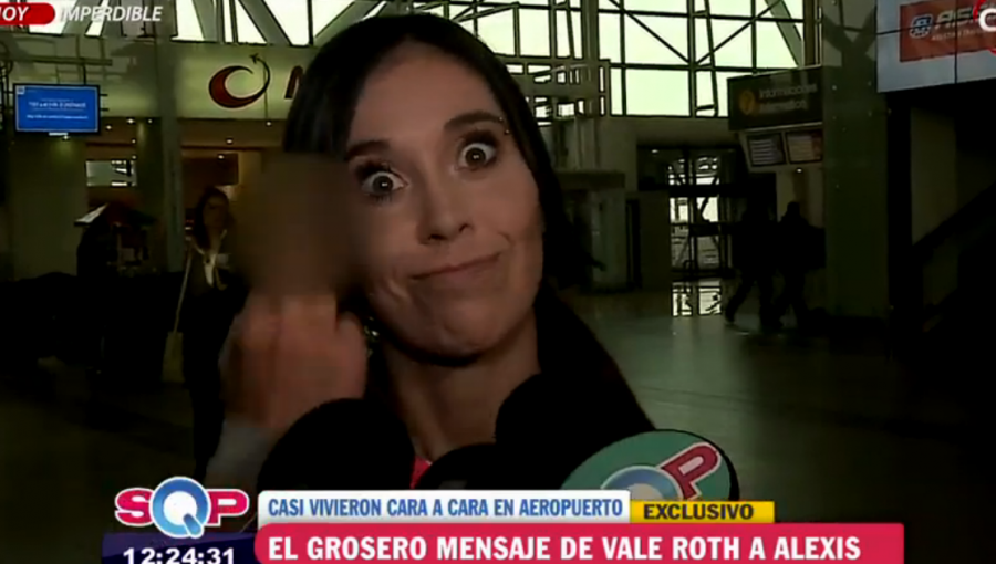 Valentina Roth barrió el piso con Alexis Sánchez y lo remató con "gesto técnico"
