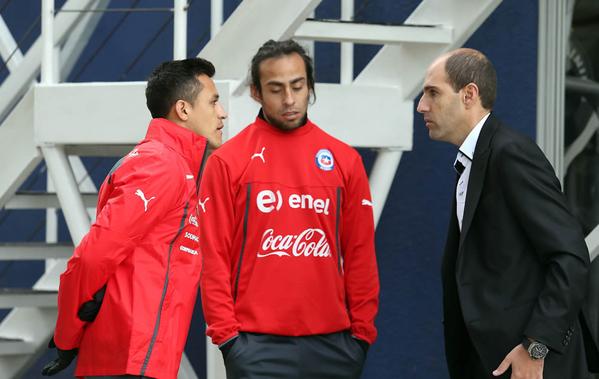 Sergio Jadue visitó a seleccionados en Pinto Durán