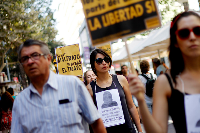 Este miércoles se realizará marcha contra el femicidio en Santiago