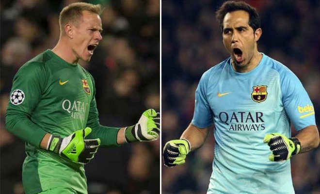 Ter Stegen insiste en que desea desbancar a Bravo de la titularidad en la Liga