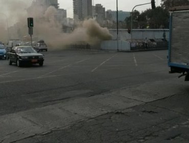 Controlan emergencia en túnel de la Autopista Central y se normaliza el Metro