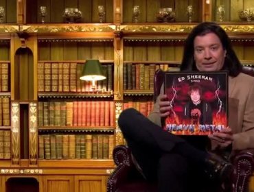 Video: Ed Sheeran canta canciones heavy metal en el programa de Jimmy Fallon