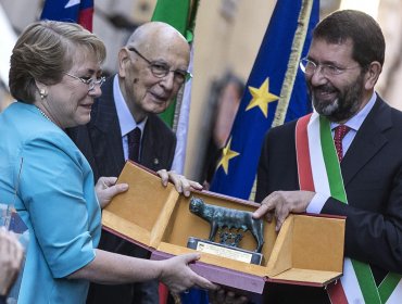 Bachelet en Italia: "Chile no es un país corrupto"