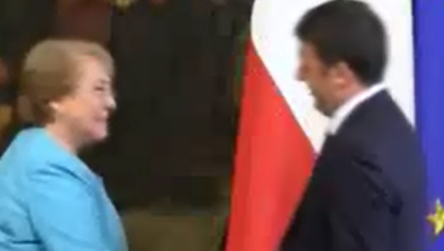 Fortalecimiento de las relaciones entre los países, marcan la reunión entre Bachelet y Renzi