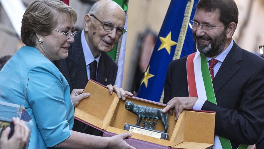 Bachelet en Italia: "Chile no es un país corrupto"