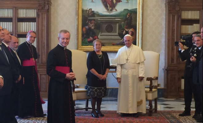 Presidenta Bachelet: “No hay fecha confirmada para la visita de Papa Francisco a Chile”