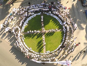 Chilenas protestan contra el aborto en el Vaticano