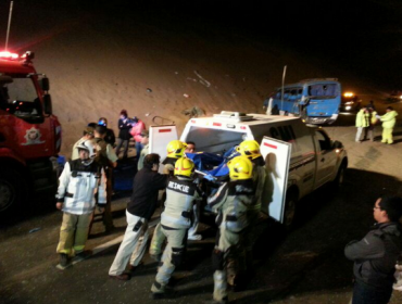 Iquique: Colisión múltiple deja cuatro muertos y decenas de heridos