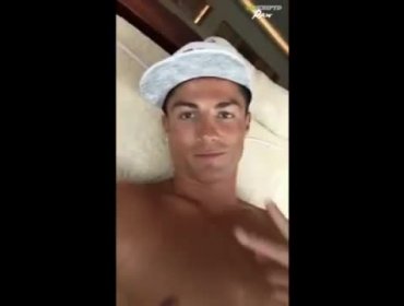 Video: Cristiano Ronaldo le manda un mensaje a la prensa para que lo dejen tranquilo