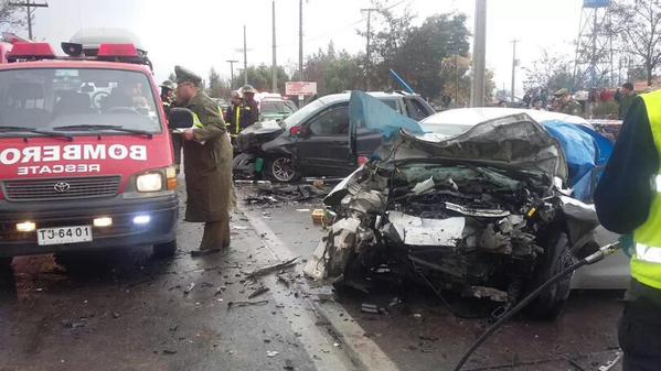 Fallecen tres personas en accidente en ruta que une San Fernando con Santa Cruz