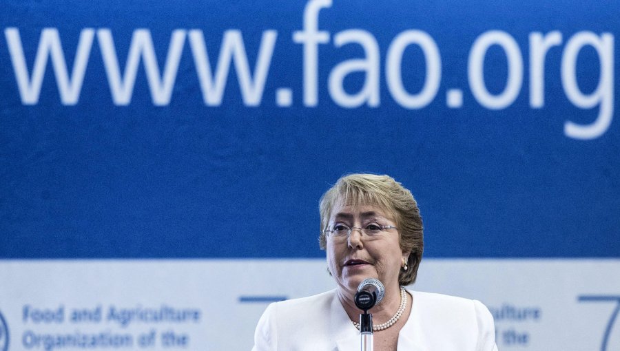 Bachelet renueva compromisos contra “el hambre, la pobreza y las injusticias”