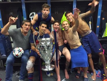 Miles de fans celebran en calles de Barcelona el título de Champions