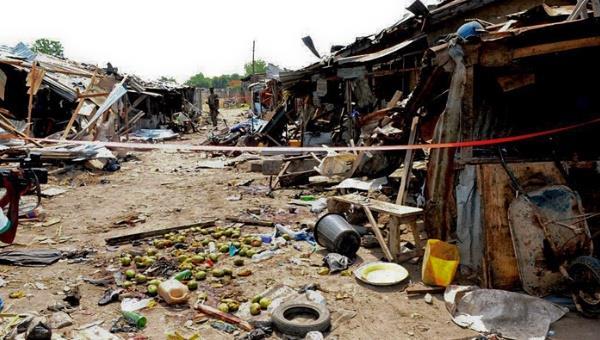 Al menos 12 muertos en un atentado en un mercado en el noreste de Nigeria