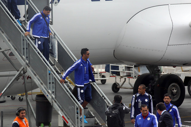 Selección de Paraguay arribó a La Serena para afrontar la Copa América