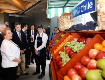 Presidenta Bachelet destacó progresos de Chile en la Expo Milán 2015