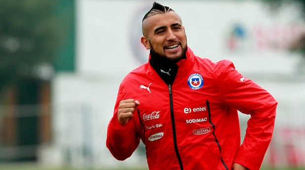 Copa América: Arturo Vidal trabaja a plenitud y con exigente carga física