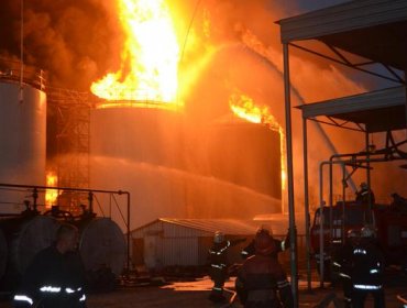 Muertos y heridos por un incendio en un depósito de gasolina cerca de Kiev