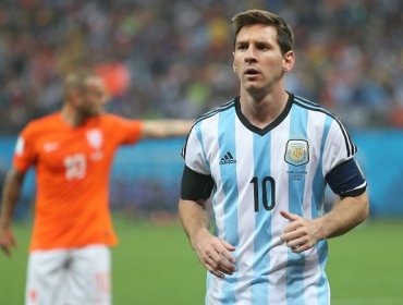 Lionel Messi llegó al país para sumarse a la selección argentina en La Serena