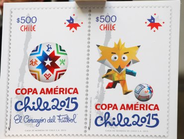 Ministerio del Deporte y CorreosChile lanzan sello en honor a la Copa América 2015