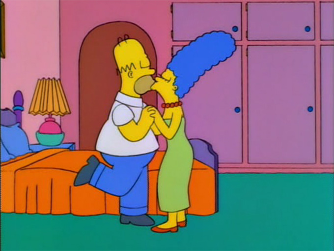 Impacto: Marge y Homero Simpson se separan