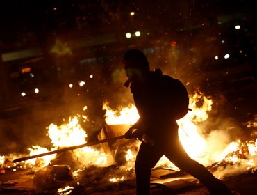 Barricadas en la Alameda marcan previa de marcha estudiantil