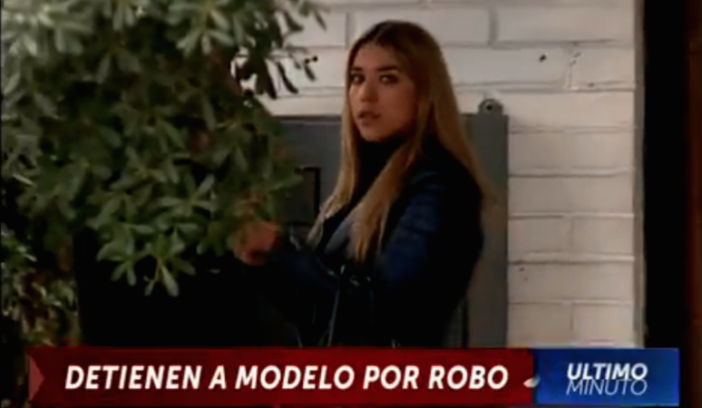 Modelo Alejandra Díaz es detenida por supuesto robo a supermercado