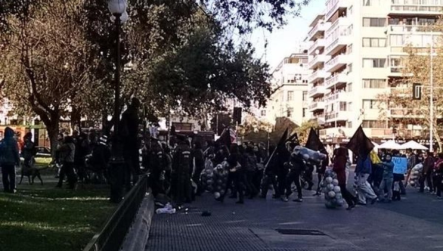 Estudiantes protestaron en marcha no autorizada convocada por la Aces