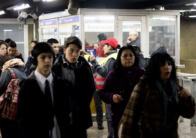 Se reestablece Línea 1 del Metro de Santiago tras protesta de trabajadores