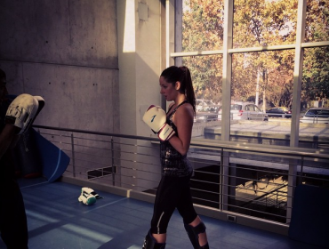 Kel Calderón muestra en instagram su nuevo hobbie: El boxeo