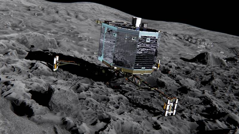 El robot Philae despierta tras siete meses inactivo sobre un cometa