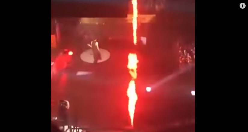 Video: Integrante de 5 Seconds of Summer se quema la cara durante concierto