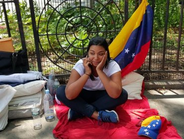 Venezolanos dejan huelga de hambre ante la ONU tras ver cumplida su petición