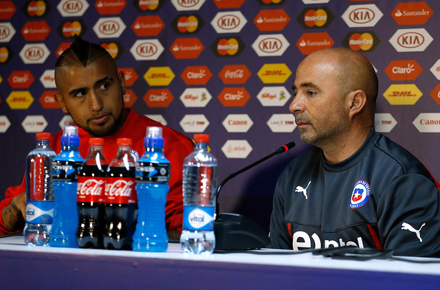 Copa América-Jorge Sampaoli: "Vidal está mucho mejor que en el Mundial"