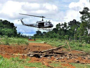 Destruyen siete pistas de aterrizaje clandestinas usadas por narcotráfico en Perú