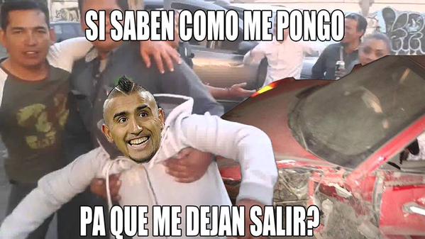 Infaltables: Los mejores memes del accidente de Arturo Vidal