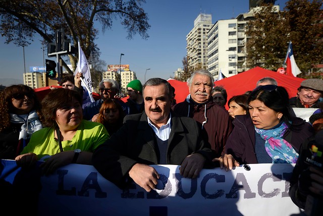 Magisterio cifra en 100 mil los asistentes a la marcha