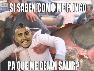 Infaltables: Los mejores memes del accidente de Arturo Vidal