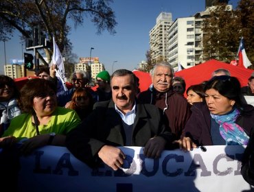 Magisterio cifra en 100 mil los asistentes a la marcha