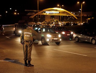 Persecución policial en Recoleta termina con accidente de tránsito