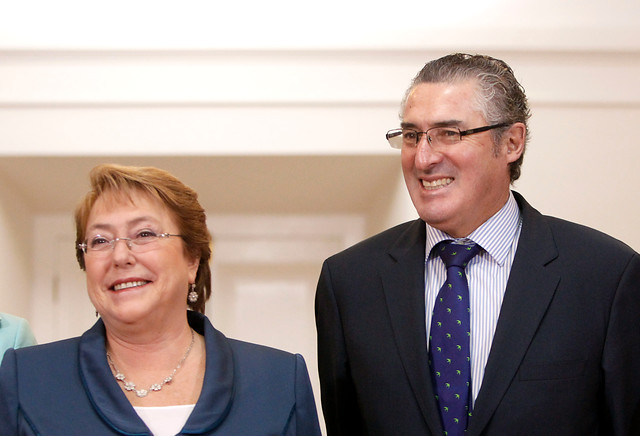 La nueva mesa de la DC se reune con la Presidenta Bachelet