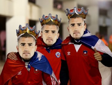 Hinchas de Chile, listos para apoyar Vidal y sin ganas de hablar de política