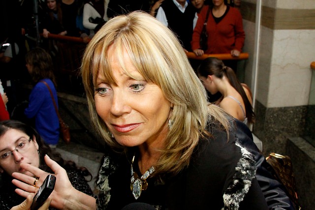 Raquel Argandoña disfruta con su nueva faceta de oficinista