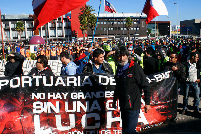 Unión Portuaria de Chile evaluará paro nacional por rechazo a reforma laboral