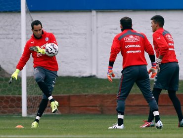 Sampaoli trabajó extensamente el juego aéreo de cara al duelo con Uruguay