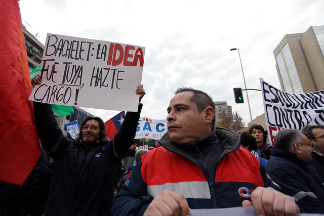 Realizan homenaje a dirigente sindical de Transantiago que se quemó a lo bonzo