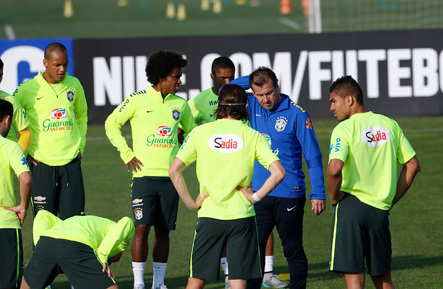 Copa América: Brasil tuvo última práctica antes de viajar a Concepción