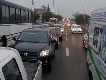 Accidente en Vespucio Sur genera gran congestión vehicular