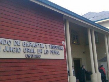 Osorno: Siete años de cárcel a sujeto que protagonizó incidente en tribunal